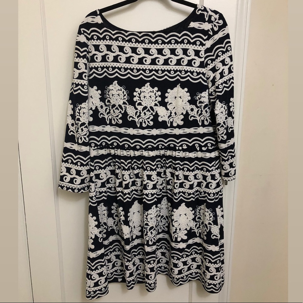 Embroidered Mini Dress